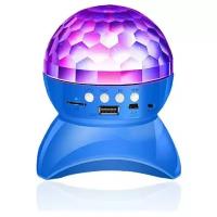 Диско шар проектор светодиодный с Bluetooth, Usb-флешка