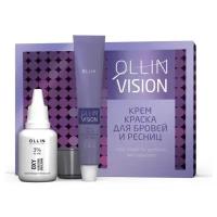 OLLIN Professional Vision Set Крем-краска для бровей и ресниц, набор