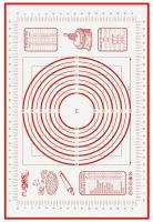 Коврик для раскатки и выпечки теста 60х40см