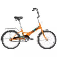 Складной велосипед Novatrack TG-20 Classic 1sp, год 2020, цвет Оранжевый