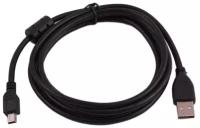 Gembird кабели PRO CCF-USB2-AM5P-6 USB 2.0 кабель для соед. 1.8м А-miniB 5 pin позол.конт., фер.кол
