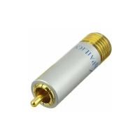 Разъем RCA metall gold 9мм, под винт на кабель, упаковка 2 шт