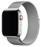 Металлический ремешок для умных смарт часов Apple Watch миланская петля 38-40-41 мм/series 1-7 и SE 38-40-41 mm/(milanese loop)/Браслет для часов series 3,4,5,6,7, SE / Браслет для Эппл Вотч