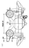 Суппорт тормозной задний правый TRIALLI CF 095116 для Peugeot 206, Volkswagen Golf