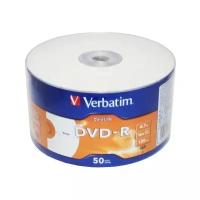 Диск DVD-R Verbatim 4.7 Gb, 16x, Shrink (50), DataLife Ink Printable (50/600)