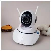 Беспроводная ip камера HD 1080P с wi-fi Artificial intelligence искусственный интеллект 2 мп (Белый)