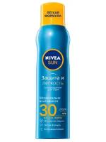 NIVEA Sun солнцезащитный сухой спрей Защита и легкость SPF 30