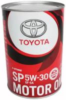 Масло моторное TOYOTA 5W30 1л (железо) Япония, 0888013706