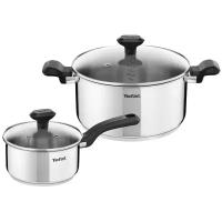 Набор посуды Tefal Comfort Max C973S474 4 пр. серебристый