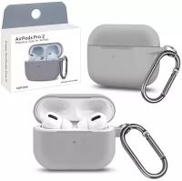 Чехол для AirPods pro 2 с карабином