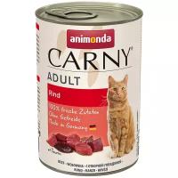 Влажный корм для кошек Animonda Carny, беззерновой, с говядиной 400 г (паштет)