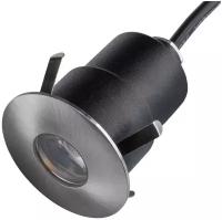 Настенный светильник уличный светодиодный цвета никеля IP65 3000K Lightstar Ipogeo 384315