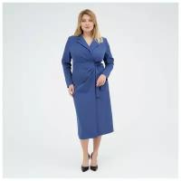 Платье женское с поясом MIST plus-size, синий