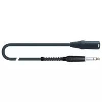 Микрофонный кабель, 6 метров, разъемы XLR Male - Stereo Jack ( XLR/M - Jack Stereo) - QUIK LOK MCR615-6