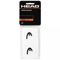 Напульсники HEAD 2,5 (белые), арт. 285050-WH, уп. 2шт, ширина 7 см, 90% нейлон, 10% эластан, белый