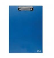 Папка-планшет А4(31.7x22.5cм) 0.60мм с метал.зажимом (синяя) ПВХ