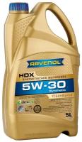 Моторное Масло Ravenol Hdx Sae 5W-30 (5Л) Ravenol арт. 4014835858602