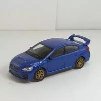 Металлическая машинка 1:34-1:39 SUBARU WRX STI, синий 43693D Welly