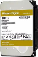 Жесткий диск HDD Western Digital Gold WD181KRYZ/SATA III/18 TB 7200об/мин