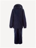Детский комплект куртка и брюки HUPPA REX, тёмно-синий/ тёмно-синий 00186, размер 158