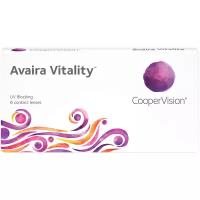 Контактные линзы CooperVision Avaira Vitality, 6 шт., R 8,4, D -1,5, прозрачный, 1 уп