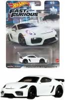 Hot Wheels Premium Fast&Furious Porsche 718 Cayman GT4 редкая коллекционная модель из сета RETRO ENTERTAINMENT