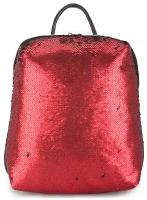 Рюкзак с пайетками «Лина» 1063 Red/Black