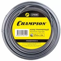 Леска триммерная Aluminium 3.0мм*28м (круглый), Champion