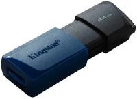 USB Flash Drive 64Gb - Kingston USB 3.2 Gen 1 DataTraveler Exodia M Black-Blue DTXM/64GB