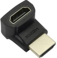 Vention Адаптер-переходник HDMI v2.0 19M/19F угол 270 универсальный для компьютеров, мониторов, проектеров, черный