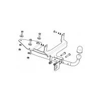 Фаркоп Aragon для MITSUBISHI Pajero 5D 2007-, тип шара: A, E4200EA