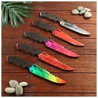 Сувенир деревянный нож 1 модификация, 5 расцветов в фасовке, микс 4833289