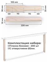 Планка боковая ульевой рамки 435х230 Рута. ПРОДЕК