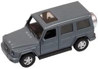 Машинка металл. 1:42 Mercedes-Benz G350d, 11 см. серый, инерция, открываются двери