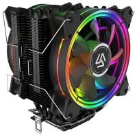 Вентилятор H120d Universal, TDP 200W, Heat Pipe:O6mm 6pcs, 8002000RPM, 11.6-35.3dB(A), Rgb, RTL H12