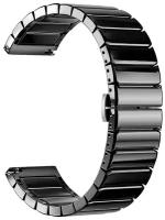 Ремешок для Часов 20мм керамический Deppa Band Сeramic D-47170 универсальный Черный