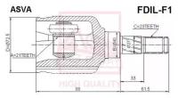 ШРУС внутренний левый 21x40x23 ASVA FDILF1