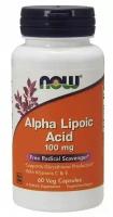 NOW Alpha Lipoic Acid 100 mg 60 caps