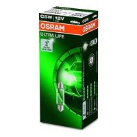 Лампа автомобильная накаливания OSRAM Ultra Life 6418ULT C5W 12V 5W SV8,5/8 1 шт