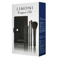 Подарочный набор компактных кистей для макияжа Limoni Compact Kit, 6 шт