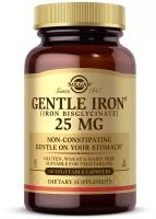 Solgar Gentle Iron® 25 mg Vegetable Capsules, 90 капс