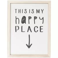 KARE Design Картина в рамке My Happy Place, коллекция 