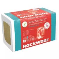 Базальтовая теплоизоляция (утеплитель) Rockwool Роквул Акустик Баттс 100*600*1000мм (3 м2; 0,3 м3; 5 плит)