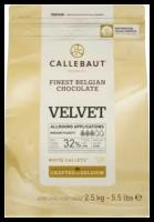 Callebaut Шоколадные капли Velvet, 2500 г