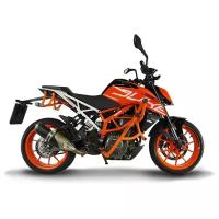 Клетка на мотоцикл KTM Duke 125, Duke 200, Duke 250, Duke 390 от `17-`20 CRAZY IRON серии PRO (Черный)