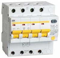 Выключатель автоматический дифференциального тока 4п C 40А 300мА тип AC 4.5кА АД-14 ИЭК MAD10-4-040-C-300, 1шт