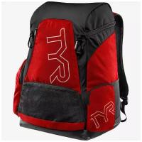 Рюкзак TYR Alliance 45L Backpack, Цвет - красный/черный; Материал - Полиэстер 100%