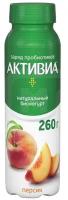 Питьевой йогурт Активиа персик 2.1%, 260 г