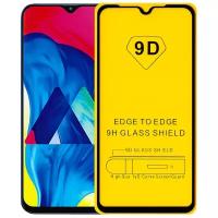 Защитное стекло для Samsung Galaxy A10 / Samsung Galaxy A10S / Samsung Galaxy M10 / Закаленное стекло, 9D, полный клей, черная рамка