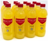 Спортивный напиток с L- карнитином Sportinia L-CARNITINE Ананас 12 бутылок по 0,5 л